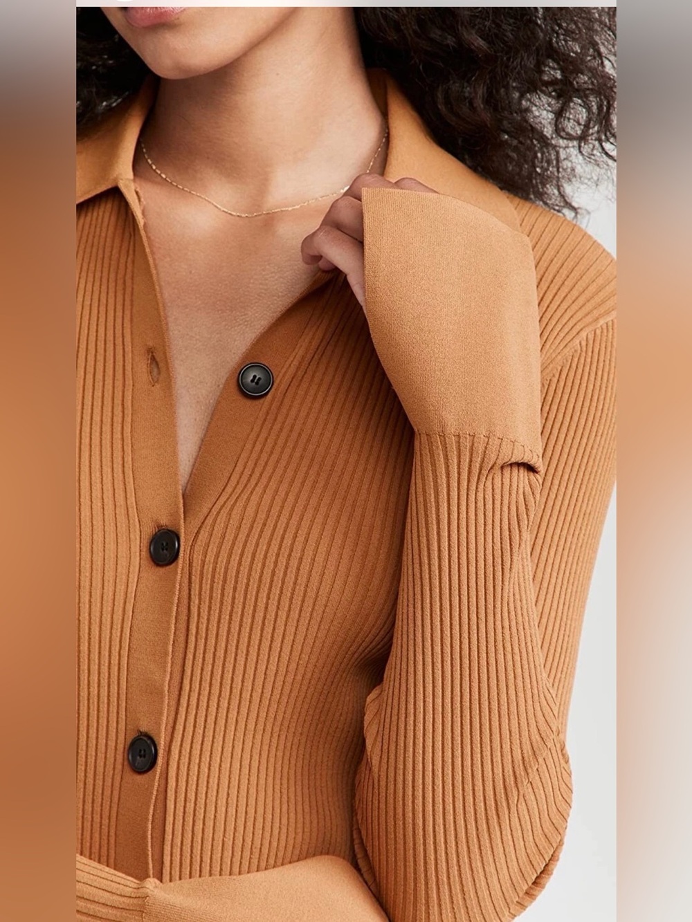 A.L.C. Ribbed Cardigan Small - Picture 8 of 10